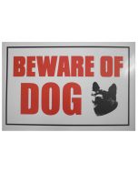 Beware of Dog Sign (10x14")