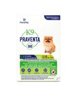 ParaPet K9 Praventa 360 Flea & Tick Treatment for Small Dogs [1 Tube]