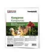 Red Dog Blue Kat Foundations Raw Kangaroo Cat Food [4x1/4lb]