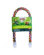 Living World Knot-A-Rope Multi-Coloured Cotton Perch