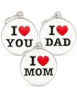 My Family CHARMS "I Love" Pet ID Tags