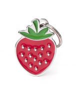 My Family FOOD Strawberry Pet ID Tag