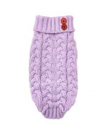 Doggie-Q Sweater Double Knit Lilac [14"]