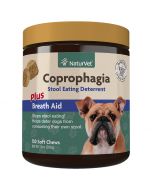 NaturVet Coprophagia Stool Eating Deterrent + Breath Aid [130 Tablets]