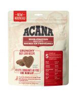 Acana High Protein Biscuits Crunchy Beef Liver Dog Treats [Large - 255g]