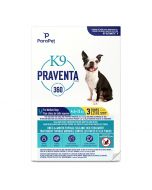 ParaPet K9 Praventa 360 Flea & Tick Treatment for Medium Dogs [3 Tubes]