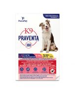 ParaPet K9 Praventa 360 Flea & Tick Treatment for Large Dogs [3 Tubes]