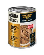 Acana Premium Chunks Poultry Recipe in Bone Broth Dog Food [363g]