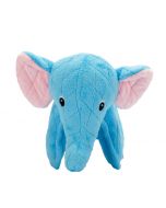 Zeus Safari Plush Toy Elephant Blue [6.5"]