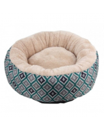 Pawise Round Dog Bed Green, 16x16” -Small