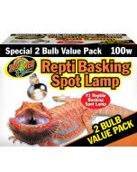 Zoo Med Repti Basking Spot Lamp 100W (2 Pack)