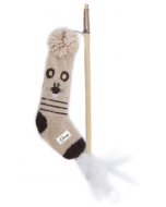 All For Paws Cat Sock Wand Mouse