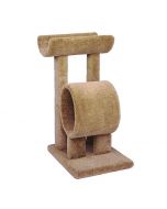 TomCat Tunnel & Cradle Scratching Post (Assorted Colours) TC871
