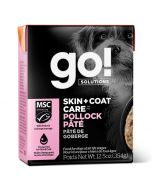 Go! Solutions Skin + Coat Care Pollock Pâté Dog Food [354g]