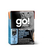 Go! Solutions Sensitivities Limited Ingredient Grain-Free Pollock Pâté Cat Food [182g]