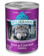 Blue Wilderness Beef & Chicken Grill Dog Food [354g]