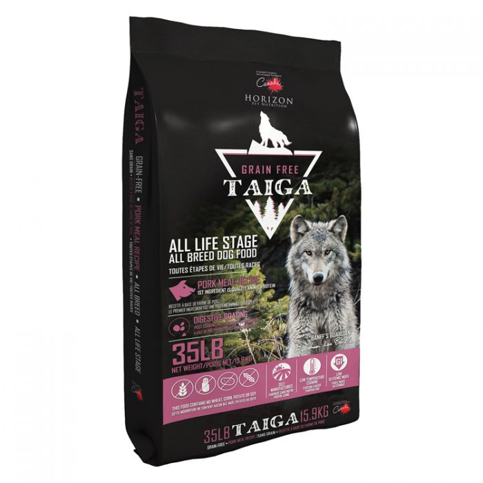 Taiga Pork Meal Dog Food 35lb