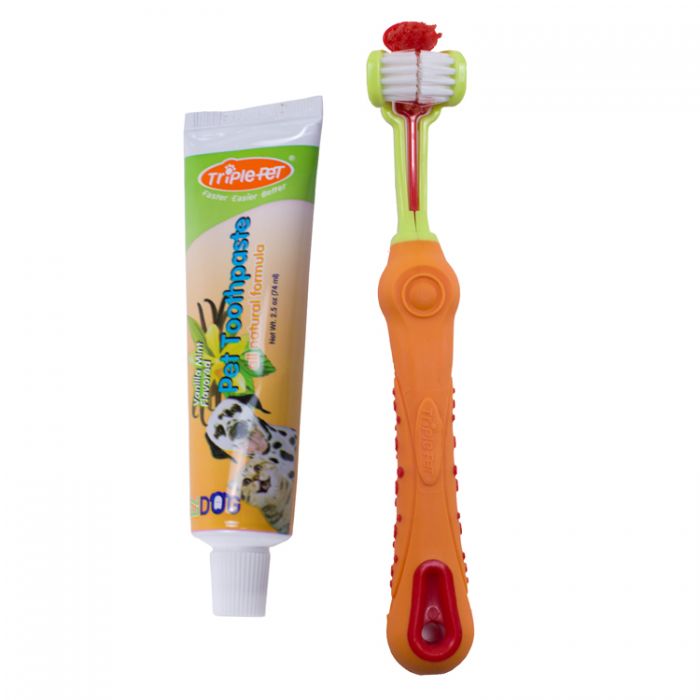 Puppy toothpaste and brush best sale